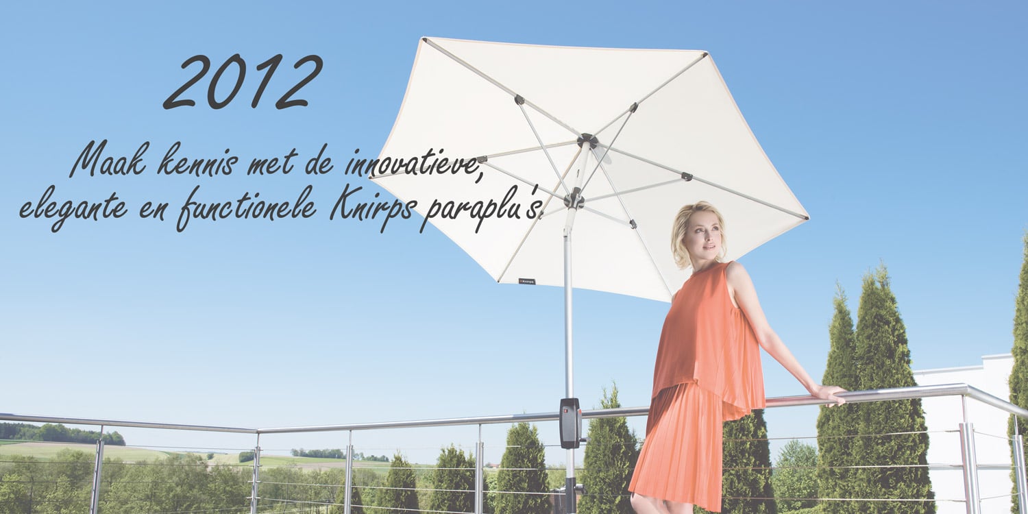 Introductie van de eerste Knirps parasols Introductie van de eerste Knirps parasols