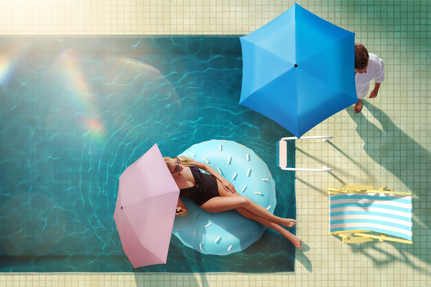 Knirps Regenschirm mit UV-Schutz und Heat shield Knirps Regenschirm mit UV-Schutz und Heat shield